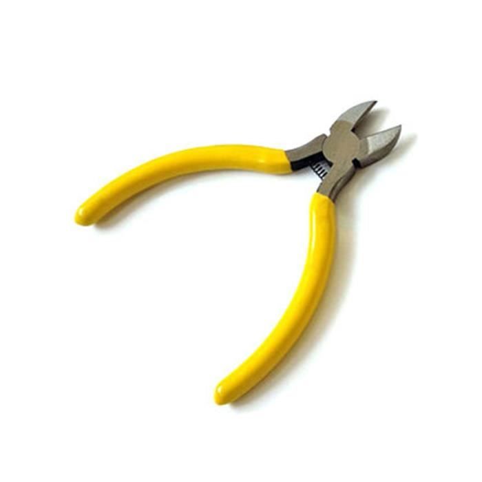 Pince à Nez Ronde LEONTOOL 3 Pouces - Pour Fabrication De Bijoux - Acier Carbone Avec Cutter Intégré