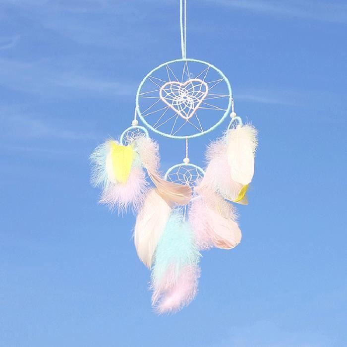 Girouette Décorative En Tissu Arc-en-ciel - Montgolfière Tournante Pour Jardin Ou Intérieur - 28x110 Cm