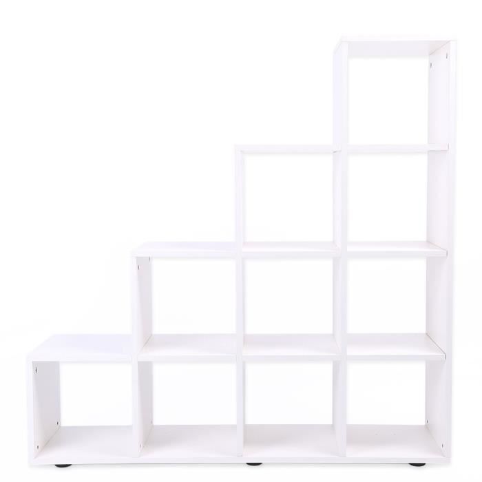 Bibliotheque Pesentoir A Livre 10 Grilles Etagere Armoire Cube De