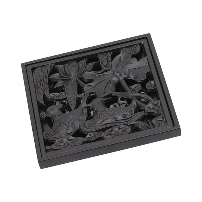 STOBOK - 2 Bouchons De Vidange En Silicone Anti-Odeurs Pour Baignoire & Cuisine - 12x12 Cm Gris