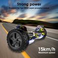 Hoverboard RCB 8.5 Pouces Tout Terrain Gyropode Hummer Bluetooth LED-1