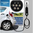 EV TYP 2 Chargeur 5M 3.KW 13A Type 2 Câble de Charge Voiture Electrique Portable Courant Commutable FOR TESLA  BYD MG ATTO 3 MG-1