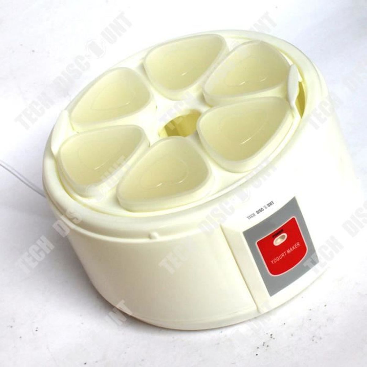 Lot de 6 pots pour yaourtière multi délices express - Seb - Tasse de yaourt  - Rouge - Cdiscount Electroménager