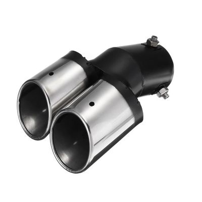 Ashata tuyau d'échappement de voiture Embout d'échappement à double sortie 63mm ID 89mm OD en Ashata tuyau d'échappement de voiture Embout d'échappement à double sortie 63mm ID 89mm OD en