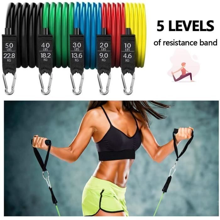 Lot De 5 Bandeaux De Sport Antidérapants - Tissu Doux Avec Grip Silicone - Pour Yoga, Gym, Running, Spa - Taille Adulte Unisexe