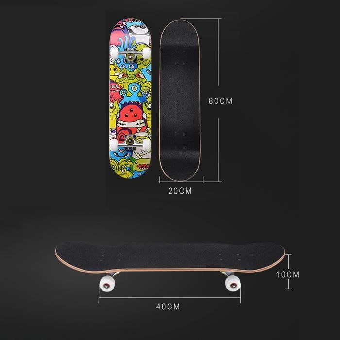 Mondo Toys Batman Skateboard – Planche 9 Couches En Bois, Roues PVC, Grip Imprimé Batman – Taille 80x20 Cm – Dès 5 Ans – Cadeau Anniversaire Ou Noël