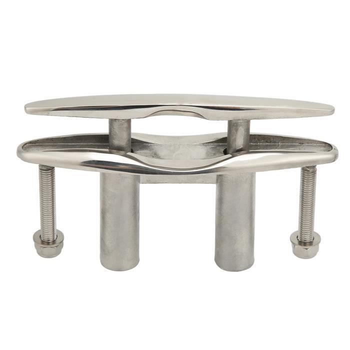 Taquet Amarrage Bateau Cordage Taquet Amarrage Acier Inoxydable 316 QWORK - 150mm Plat 2 Trous - Résistant Eau Salée Et UV Marine Taquet Acier Inox 316 Taquet Amarrage Bateau Cordage Taquet Amarrage Acier Inoxydable 316 QWORK - 150mm Plat 2 Trous - Résistant Eau Salée Et UV Marine Taquet Acier Inox 316