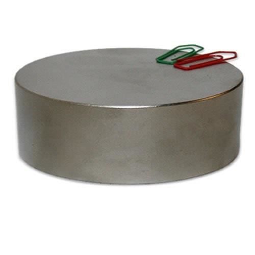 Aimant rond Disque magnétique Ø 8 x 5mm SmCo (Sm2Co17) chrome - Force 1,5  kg | Magnosphere Shop