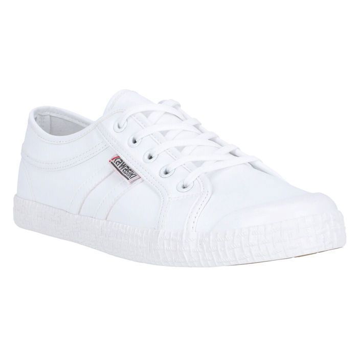 白河① KAWASAKI Tennis Retro Leather 2.0 K232421 1002 White 1002 white
