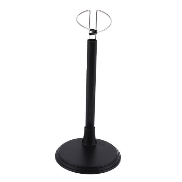Crochet de suspension pour vêtements en métal avec revêtement en PVC noir antidé
