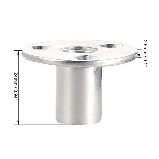 12 écrous En T Acier Carbone 3/8-16 - Pour Fixation Meuble, Plaque De Base, Quincaillerie - Neuf