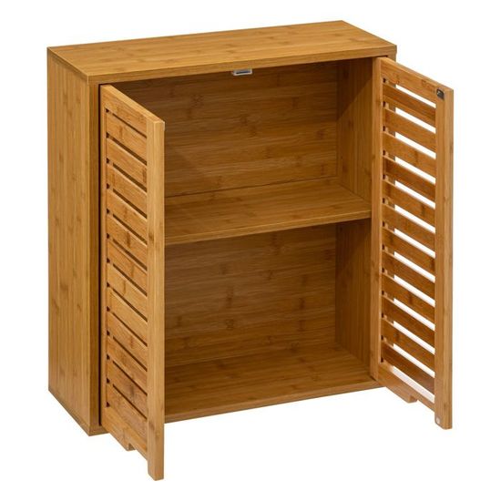 Armoire De Toilette En Bambou Sicela 58 X H 51 Cm Marron Achat Vente Armoire De Toilette Armoire De Toilette En Bambou Soldes Sur Cdiscount Des Le 20 Janvier Cdiscount