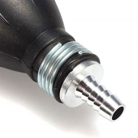 Poire Pompe D'Amorçage Universelle Coudée 90° 8mm Avec Clapet Anti-Retour - Essence & Diesel