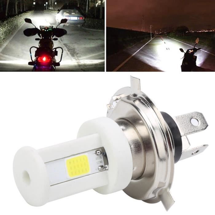 Ampoule H4 LED Feux Croisement Plein phare scooter moto 6500K - Cdiscount  Auto
