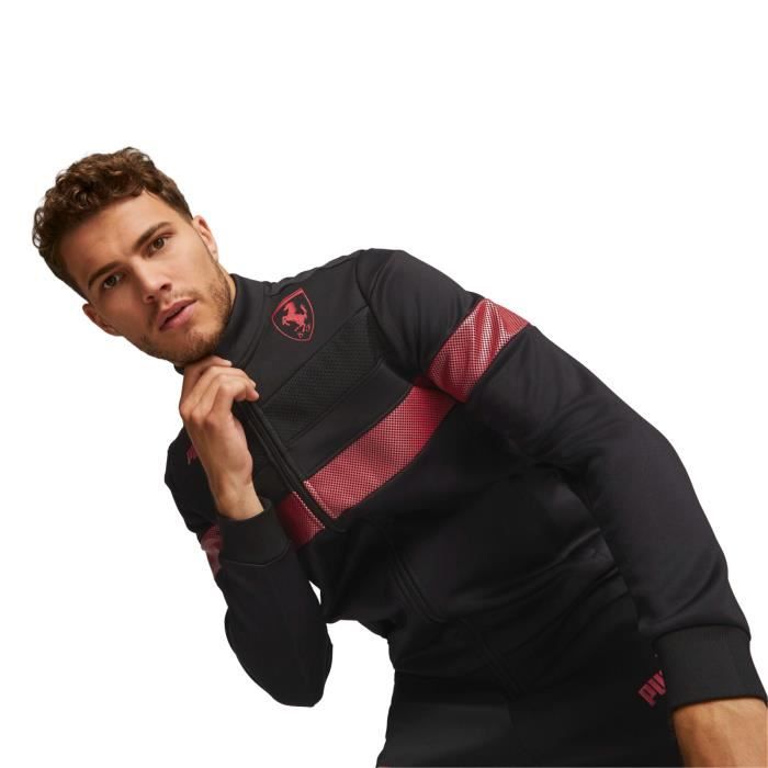 Veste de survetement Homme Puma Scuderia Ferrari Metal Energy Race 536414 01