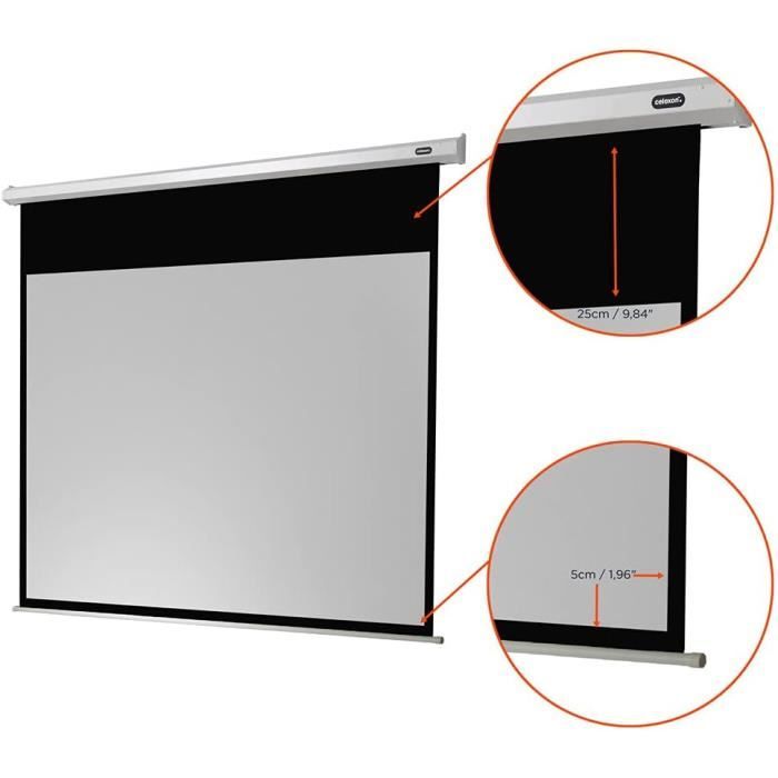 Écran Motorisé Economy Pour Le Home-Cinéma Et Les Présentations Avec ...