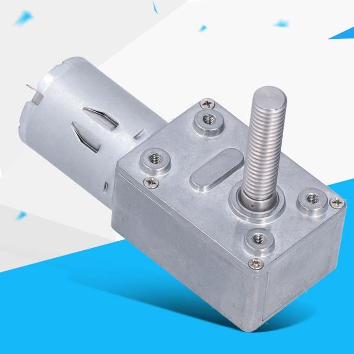 Milleplus-Moteur à Engrenage à Vis Fin 12 V Moteur à Engrenage à Vis