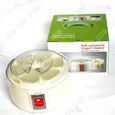 TD® yaourtiere multidelice 6 pots fromagiere maison appareil machine a yaourt glace electrique ustensile cuisine express pas cher-3