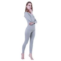 Sous-vêtements Thermiques Femme - Combinaison Haut Et Pantalon En Polyester-élasthanne - Sans Couture, Chauffant Et Gainant - Jusqu'à 80 Kg