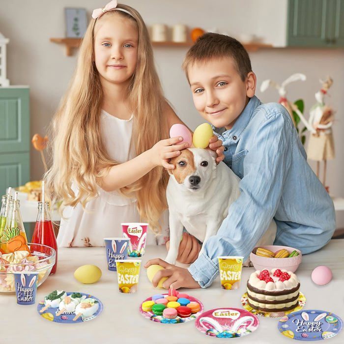 Pack De 51 Pièces De Vaisselle Jetable Thème BeatBox Pour Anniversaire Enfants - Assiettes, Gobelets, Serviettes, Nappe Inclus
