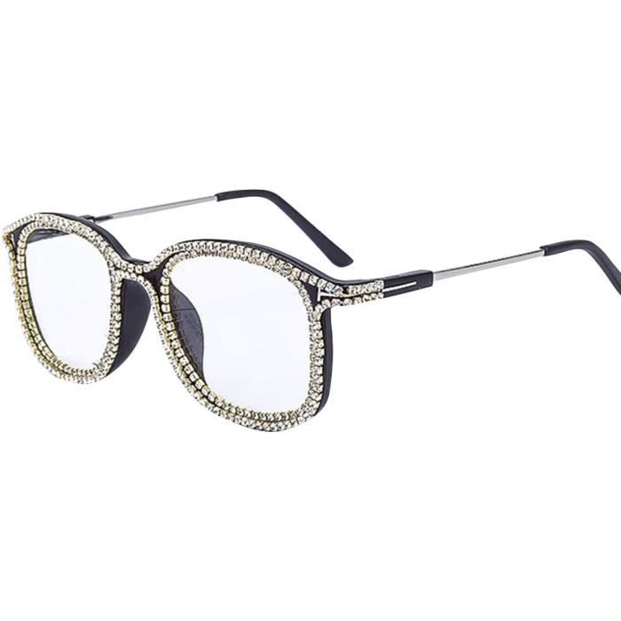 Monture lunette 2025 femme avec strass