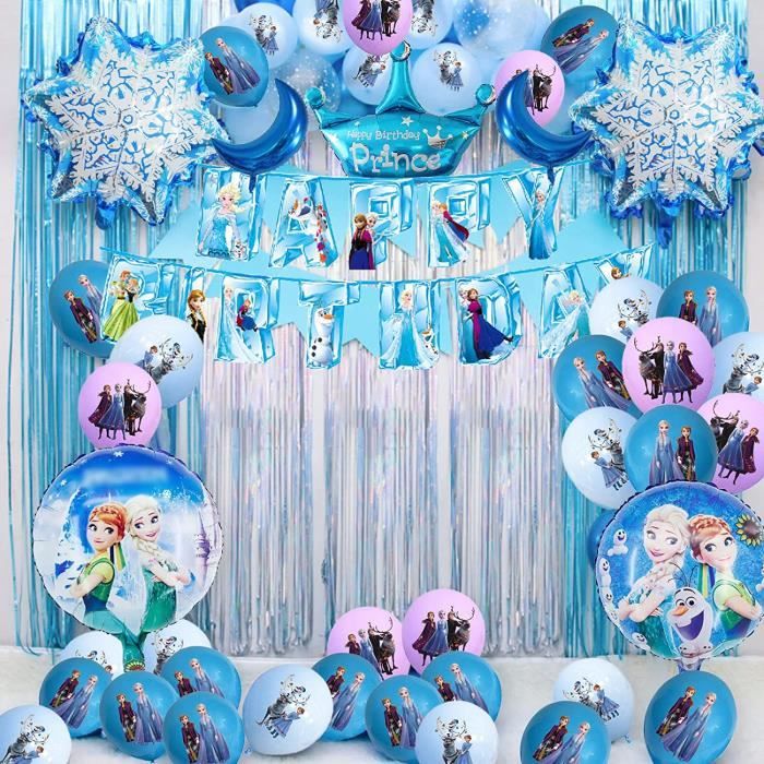 Anniversaire Reine Des Neiges 3 Ans, Reine Des Neiges Enfant Ballons Anniv  Deco, Décorations Anniversaire Fête Garçon Fille, [u3813] - Cdiscount Maison