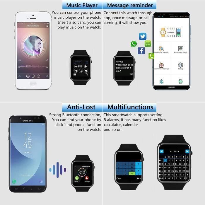 Montre connectée pas cher 2019 clearance