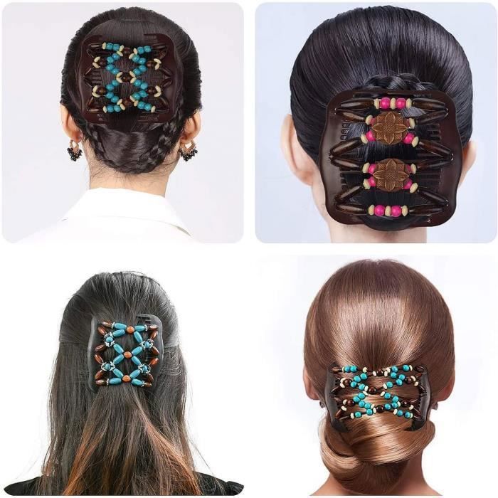 Accessoire Cheveux Perles Barrette Peigne Cheveux Peignes De