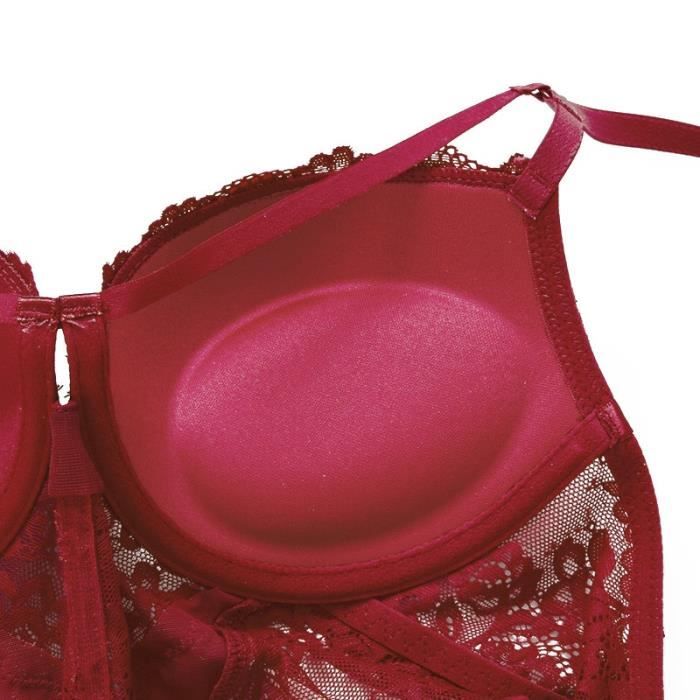 Blanc taille 80C Body Sexy pour femmes soutien gorge Push Up