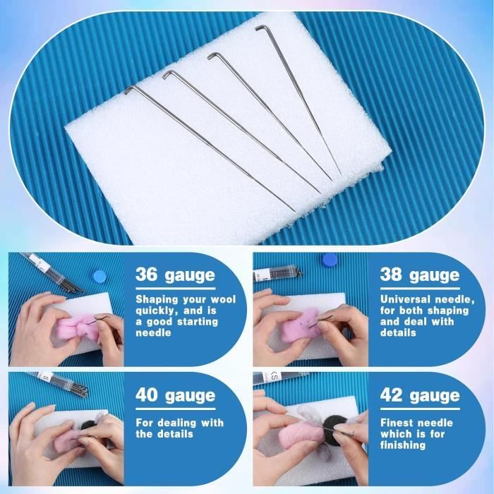 Kit De Départ Pour Feutrage à L'aiguille - Kit De Feutrage à L'aiguille