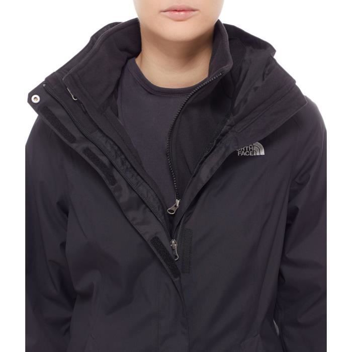 The North Face Evolve II Veste doublee femme Triclimate noir Noir Cdiscount Pret a Porter
