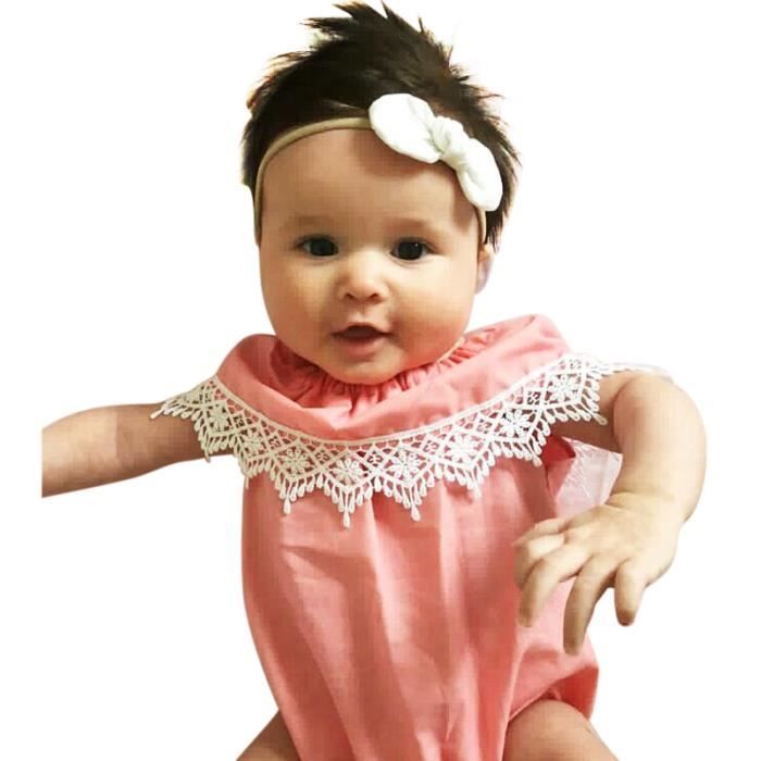 Body col dentelle bebe top