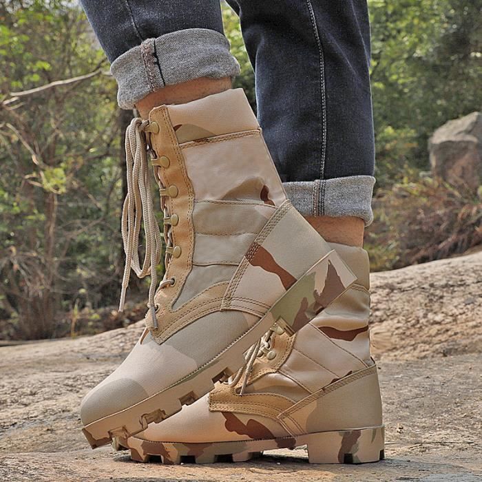 Bottines Militaires Tactiques Homme Blue Chaussures de Travail