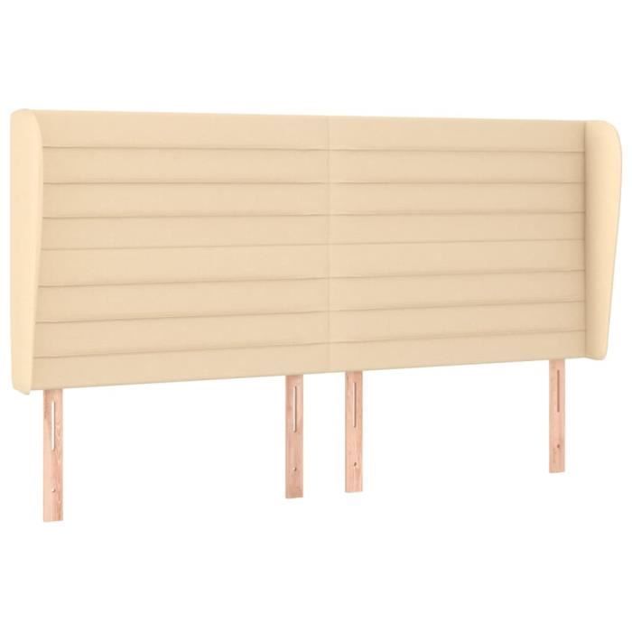 Lot De 4 Têtes De Lit En Similicuir Imperméable 3D Beige - Panneaux Muraux Rembourrés 60x30 Cm Pour Lit Une Place