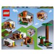Jeu de construction LEGO® 21174 Minecraft™ La cabane moderne dans l’arbre - Modèle de Collection avec Figurines-4