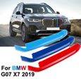 Ywei 3PCS Grill Clip Calandre Garniture Bande Couverture Autocollants Pour BMW X7 G07 2019-0