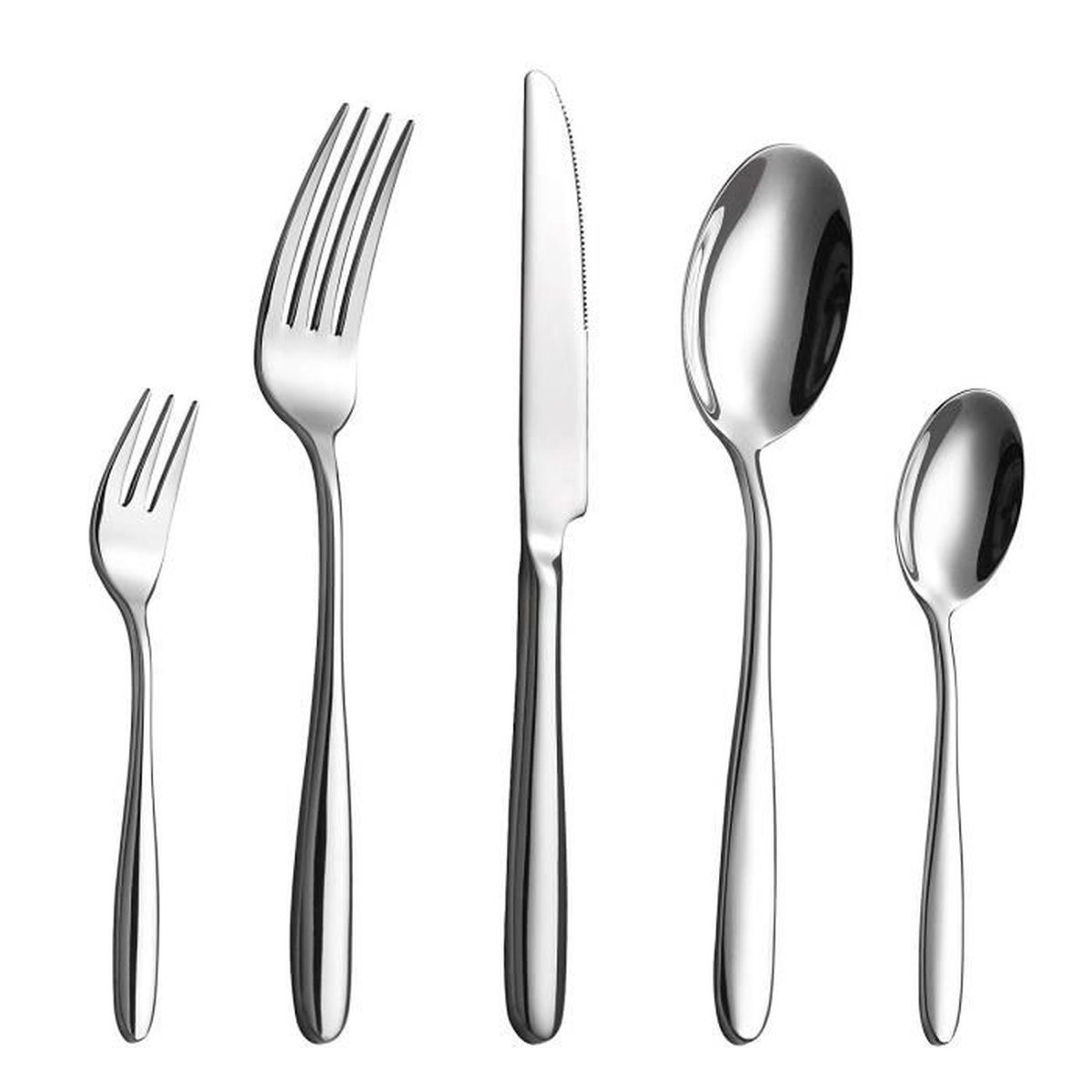 Lot De Couvert De Table Inox Achat Vente Pas Cher