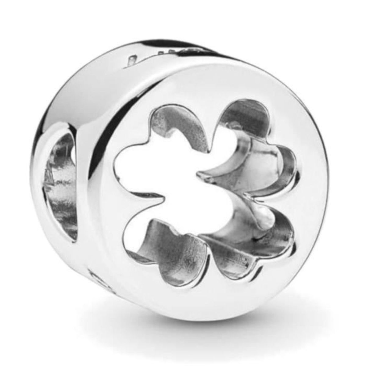 Charm Trèfle à 4 Feuilles En Argent 925/1000 Et Oxydes De Zirconium