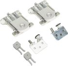 RICEEL -2 Pièces Roulette Porte Coulissante Placard, Premium Roulette Coulissant Armoire, Kit Coulissante pour Porte de Garde-robe Roues V