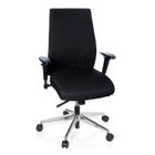 Siège de bureau de qualité professionnelle - hjh OFFICE - PRO-TEC 250 - Noir - Tissu