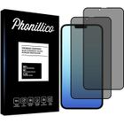 Film de protection - Phonillico - iPhone 14 - Pack de 2 - Anti espion - Verre trempé noir