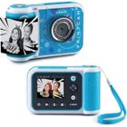 VTech KidiZoom Print Cam Bleu, Appareil photo enfant à impression instantanée, photo, selfie, vidéo, écran couleur, filtres et Effet