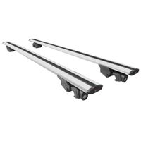 Compatible avec Kia Sportage (SL) 2010-2015 Hook Barres de Toit Railing Porte-Bagages de Voiture avec verrouillable Alu Gris