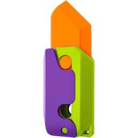 Cutter Fidget Toy,Jouet de carotte rétractable 3D Gravity Cutter-Jouets sensoriels de coupe imprimés en 3D,jouets sensoriels Fidget 