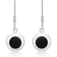 Tuscany Silver - Boucles d'Oreilles Femme - Argent Sterling 925 Onyx