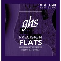 Jeu de cordes GHS PRECISION FLATS pour basse électrique - 3020 - Échelle courte - 045/095