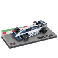 Voiture miniature Formule 1 - Ixo - BRABHAM BT55 num.7 Riccardo Patrese 1986 - Blanc - Echelle 1/43 en métal
