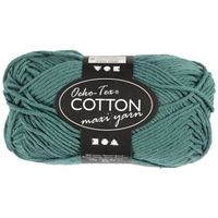 Pelote de fil de coton - Oeko-Tex Cotton Maxi - Plusieurs coloris disponibles - 80-85 m - 50 g Bleu Pétrole