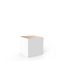 Petite table version bois MOOVERE cube blanc