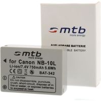Chargeur Double Batterie Canon NB-10L mtb more energy